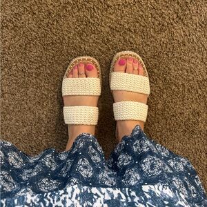 Women's bohemian slides
